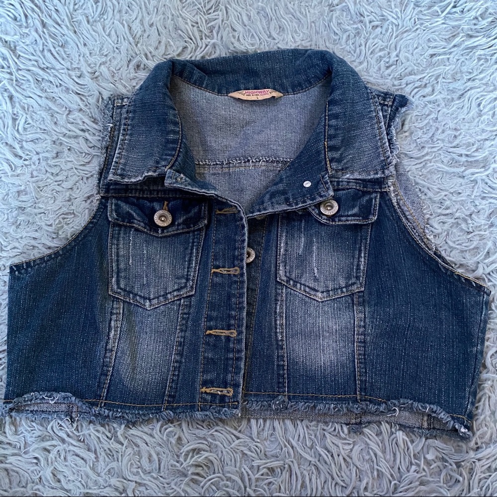 Cropped Jean Jacket